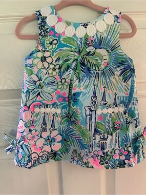 BNWT Lilly Pulitzer Disney Cinderella Shift Dress (w/ bloomers) Sz 6-12 months